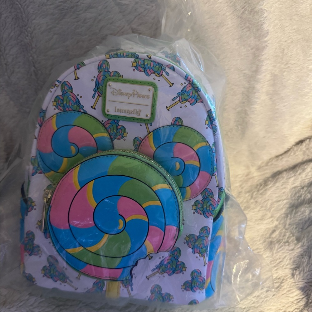 Disney Loungefly Lollipop Mini Backpack
